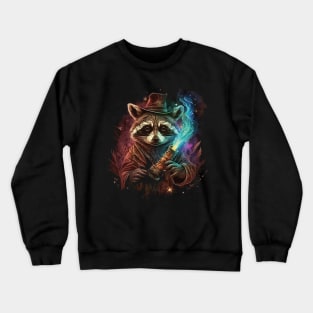 fantasy racoon Crewneck Sweatshirt